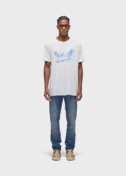 T-SHIRT LIGHT LINEN PAISAGEM MC