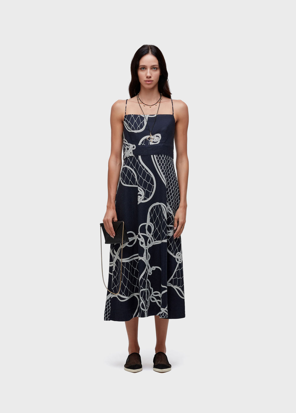 VESTIDO ALÇAS KNOT BLUE