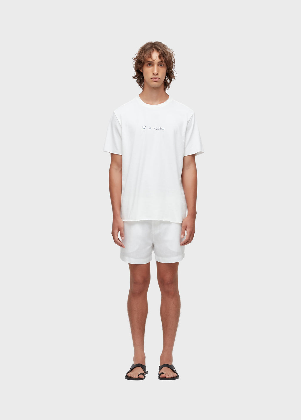 SHORT LINEN BRITT BRANCO