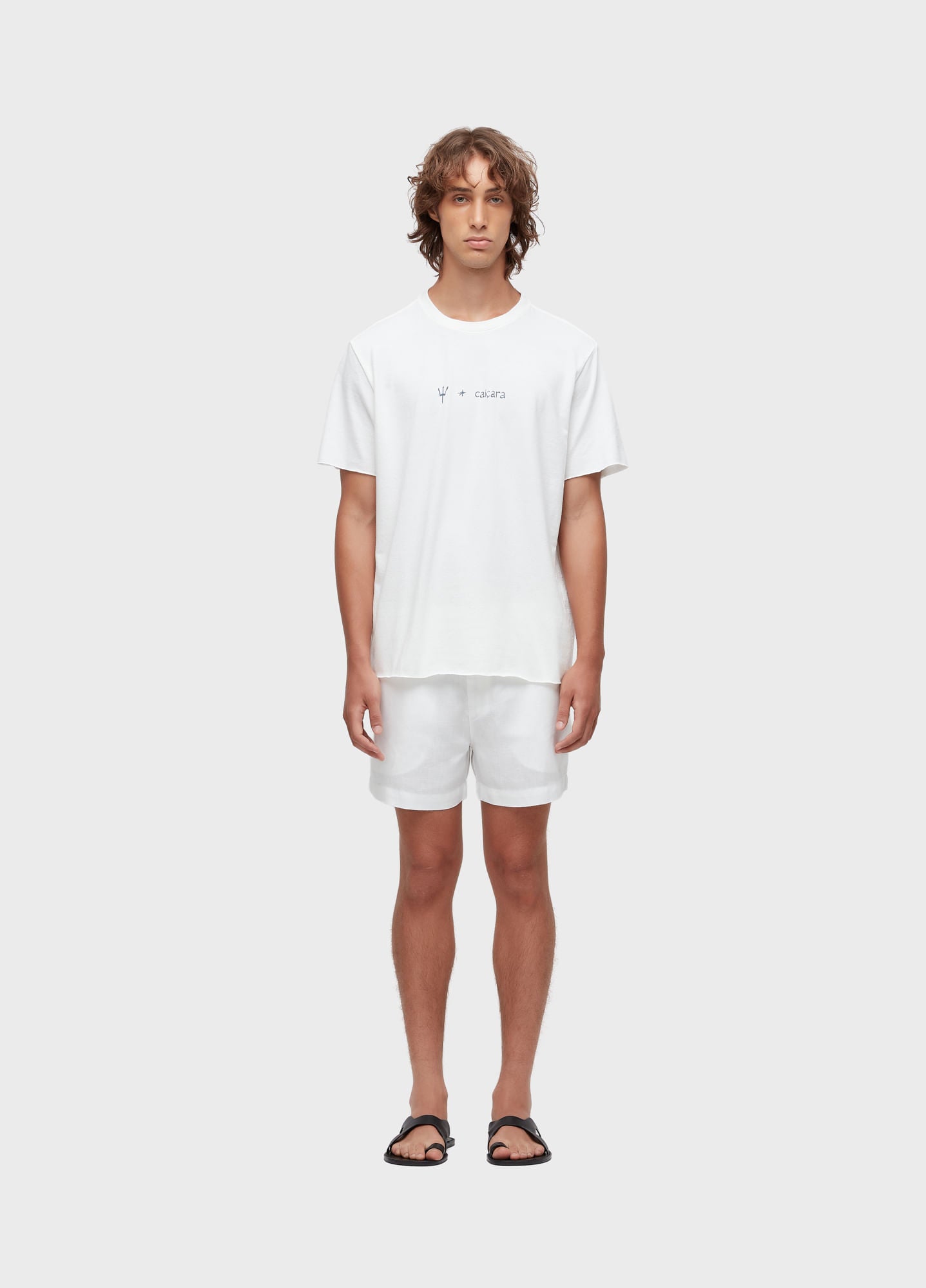 SHORT LINEN BRITT BRANCO