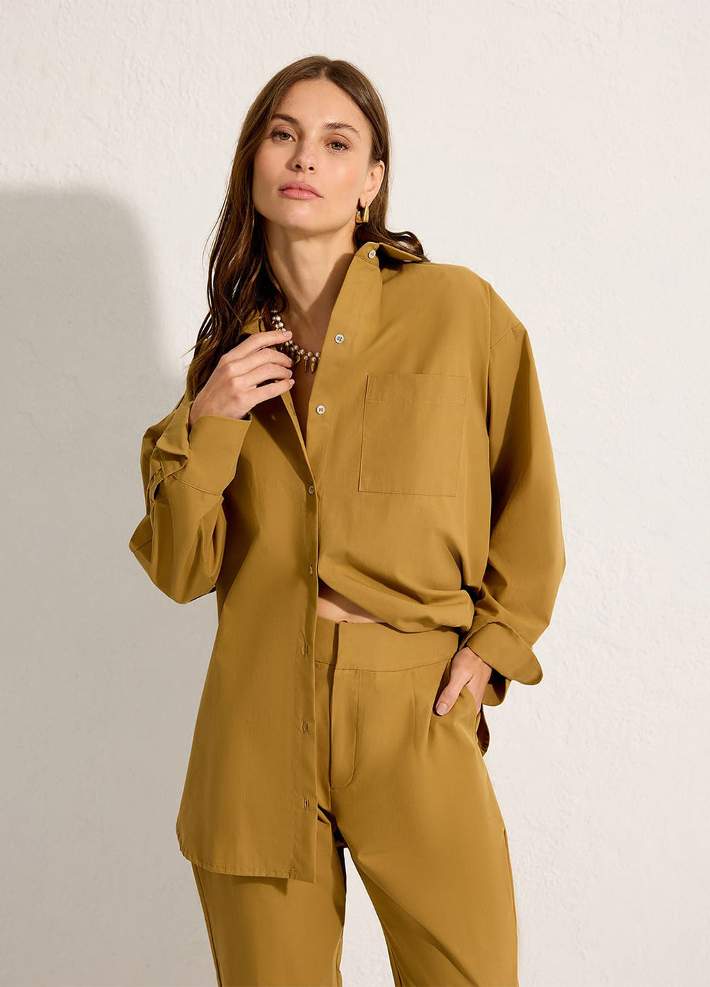 CAMISA EASY SUPREME BEGE SEMENTE