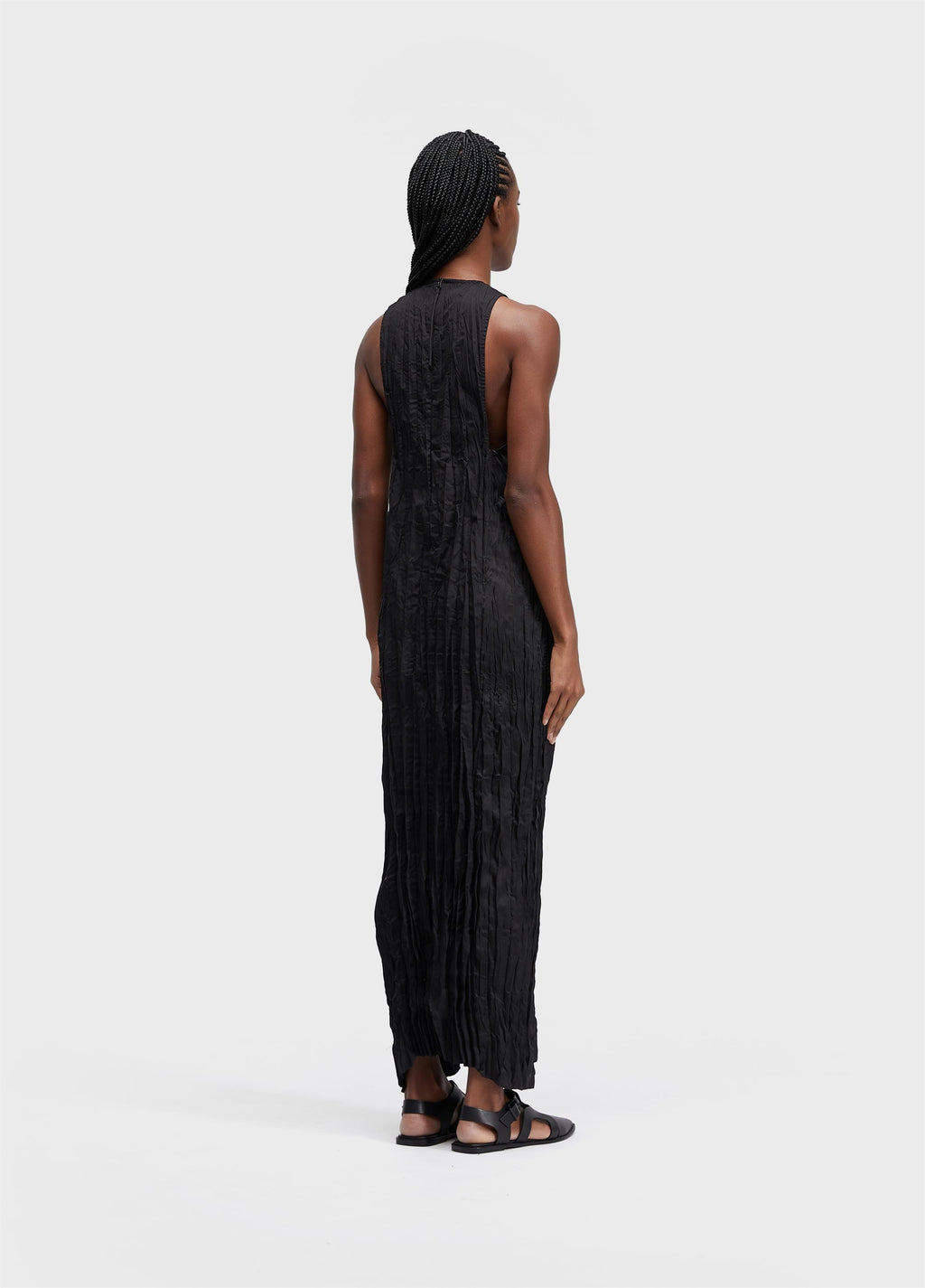 VESTIDO NADADOR WRINKLE TRICOLINE