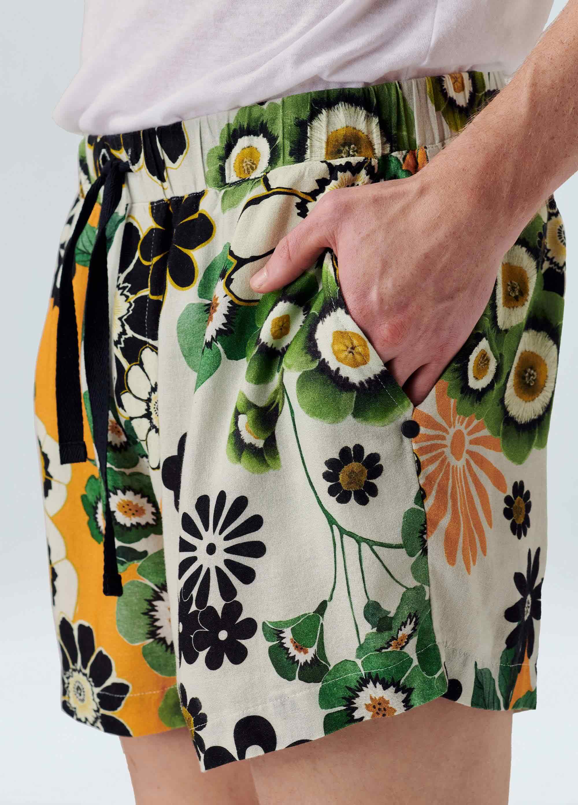 SHORT PJ PATCH FLOWER