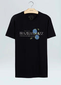 T-SHIRT VINTAGE JAZZ PRETO
