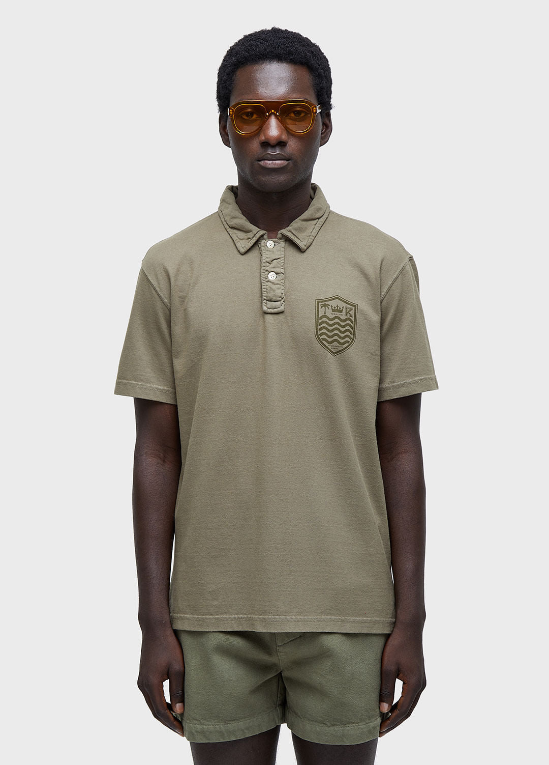 CAMISA POLO STONE MC COLORS FOREST