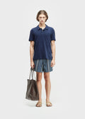 BERMUDA STRIPES PRANCHÃO DENIM