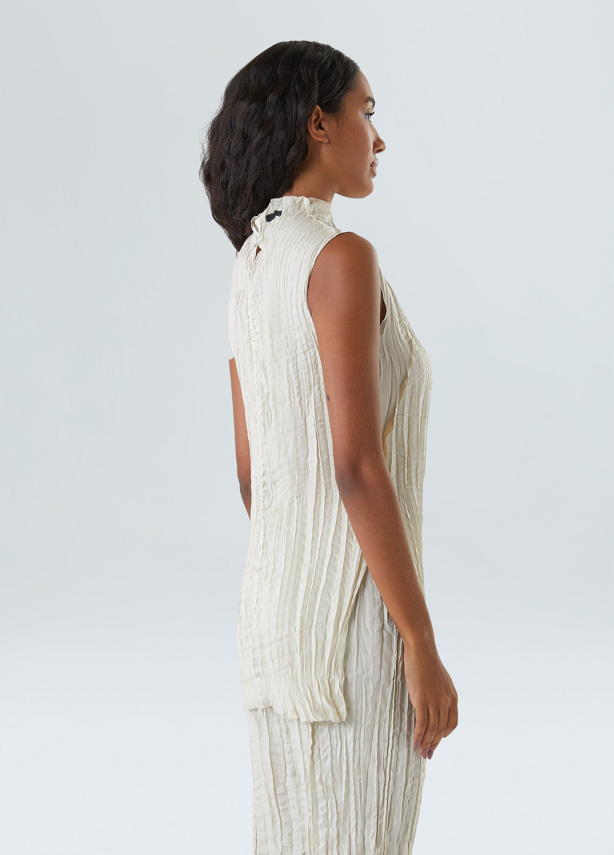 BLUSA WRINKLED SATIN