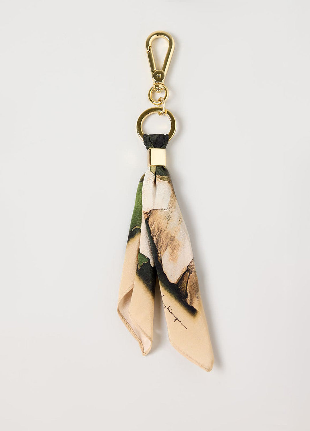 CHAVEIRO MINI LENÇO SEDA CAMOUFLAGE