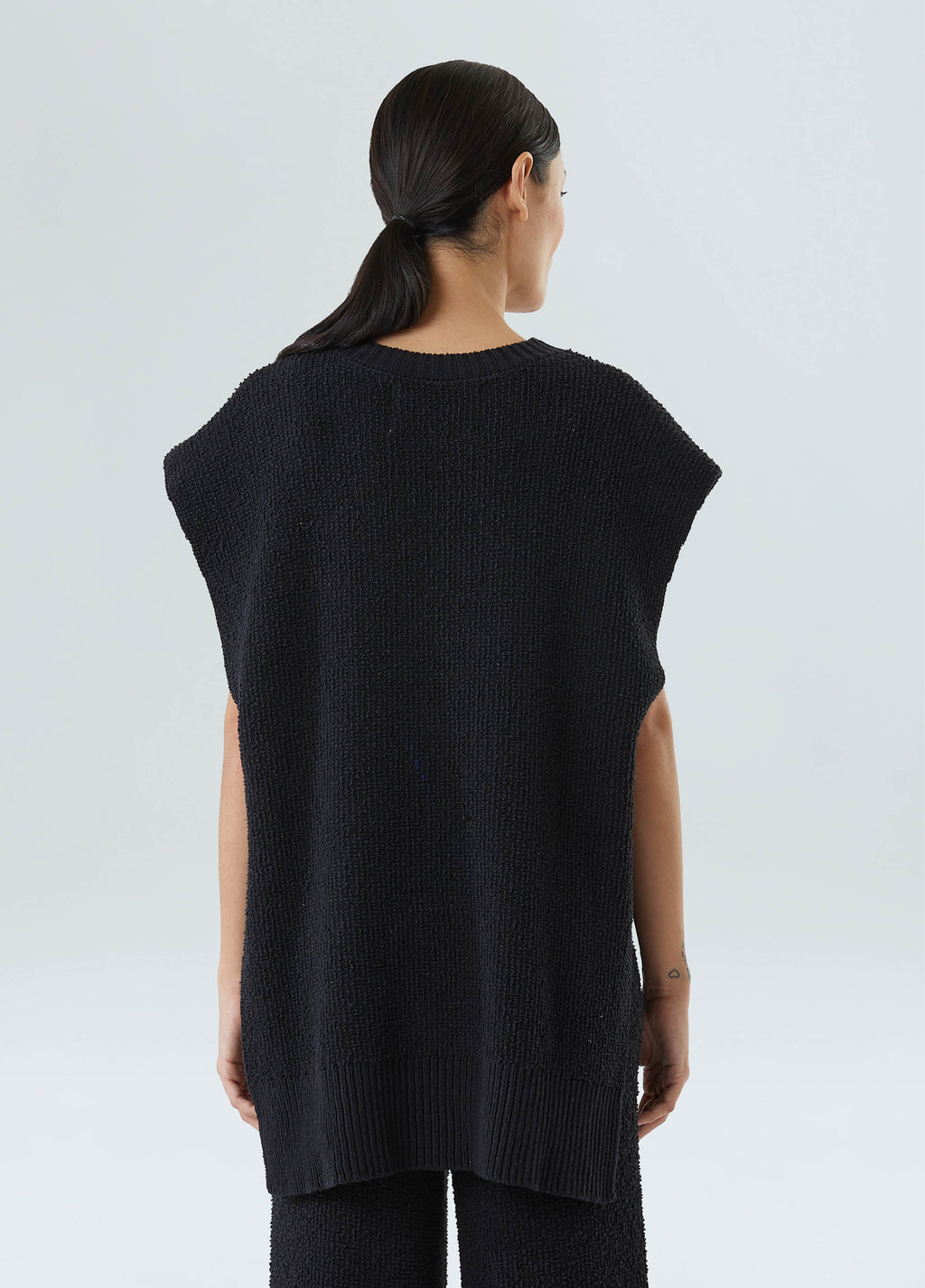 COLETE TRICOT BOUCLET PRETO