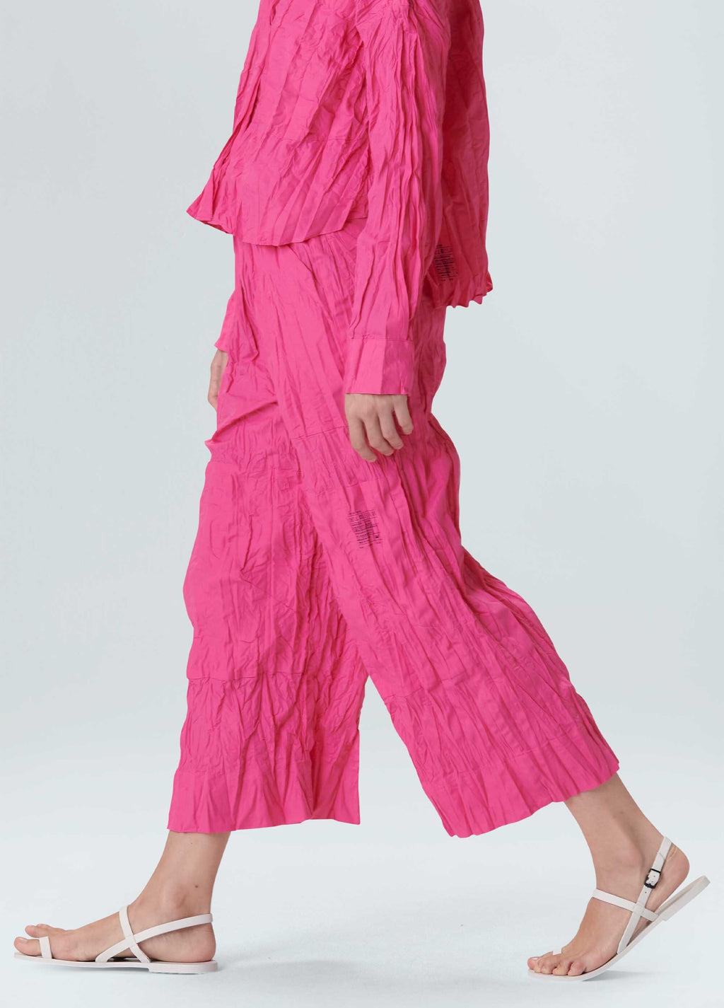 CALÇA TRICOLINE WRINKLED