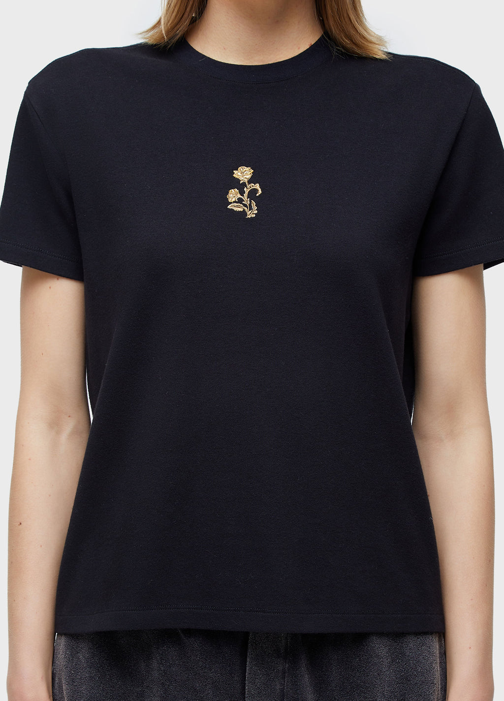 T-SHIRT BORDADO TINY ROSE