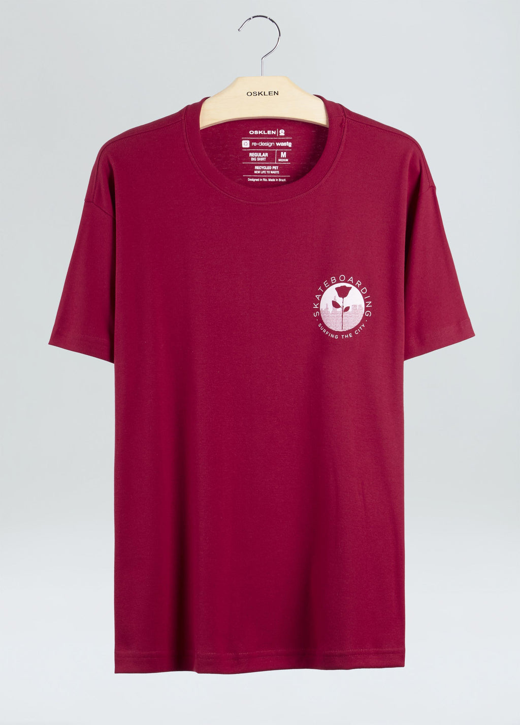 BIG SHIRT STC PATCHE CARMIM