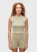 TOP CROPPED TRICOT LUREX