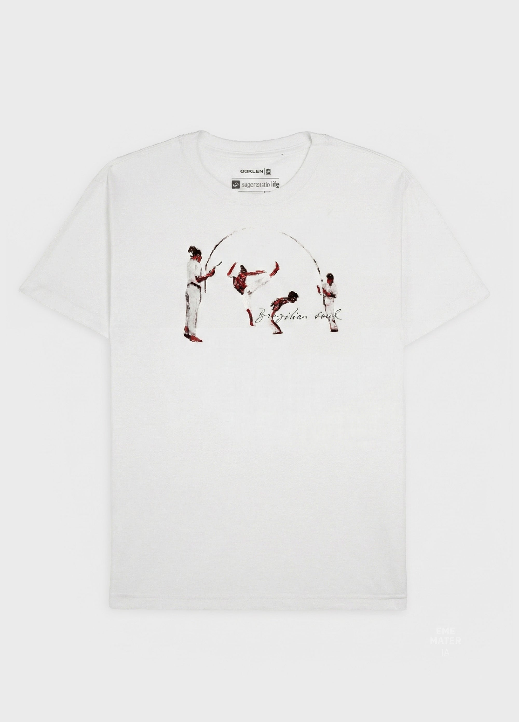 T-SHIRT  VINTAGE CAPOEIRA MC BRANCO
