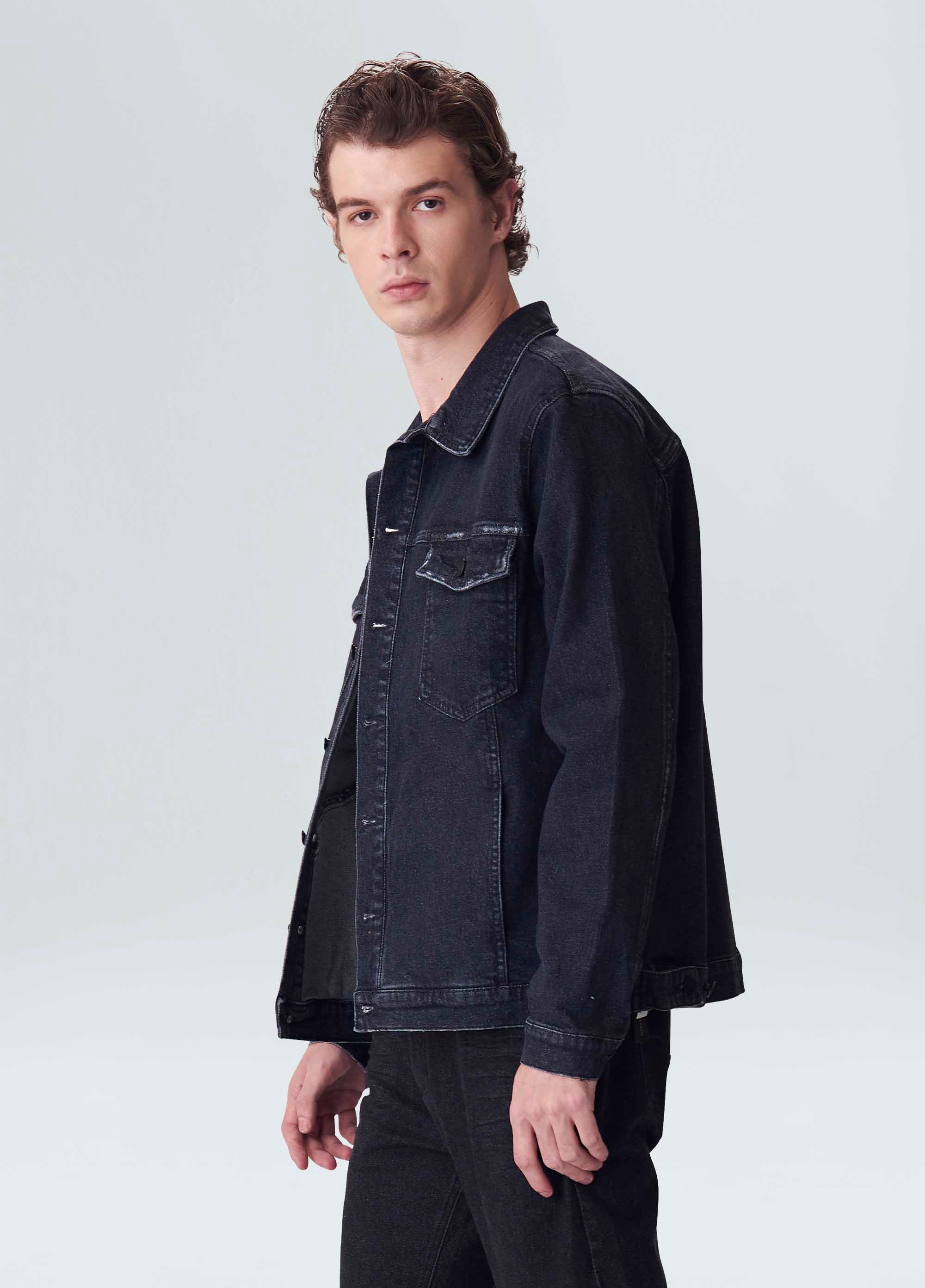 JAQUETA DENIM OVERCUT