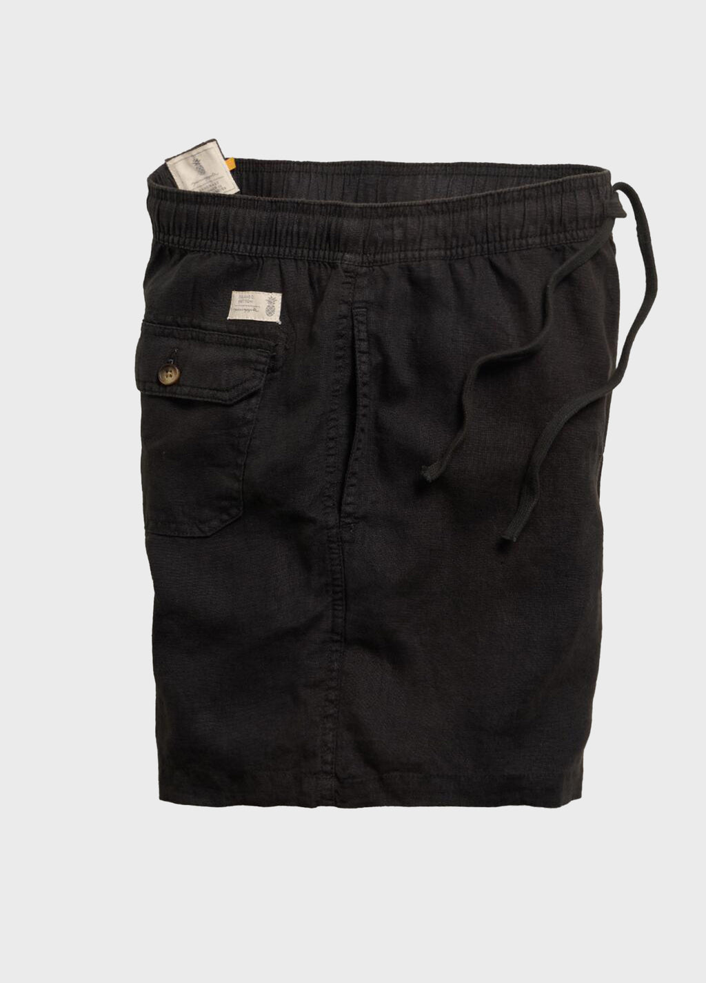 SHORT 100% LINHO PRETO