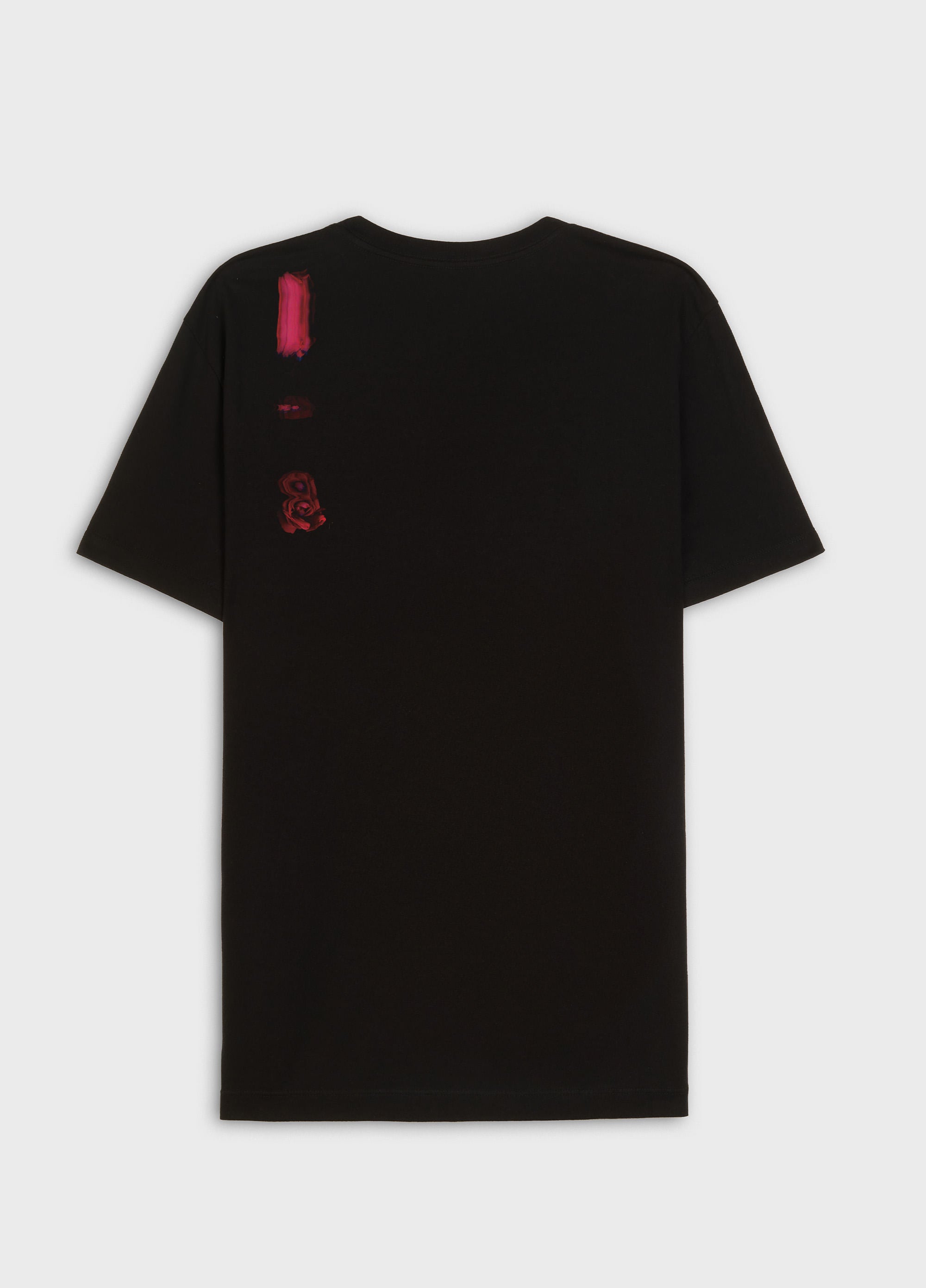 T-SHIRT VINTAGE GLITCH ROSE MC