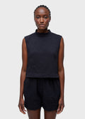 SLEEVELESS GOLA ALTA WRINKLE
