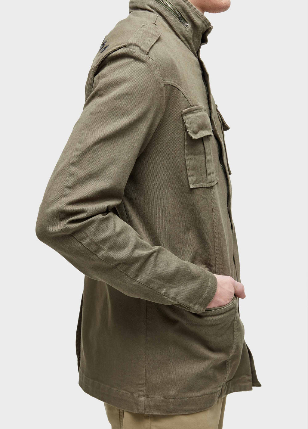 PARKA MASC POCKETS GOLA ALTA FOREST