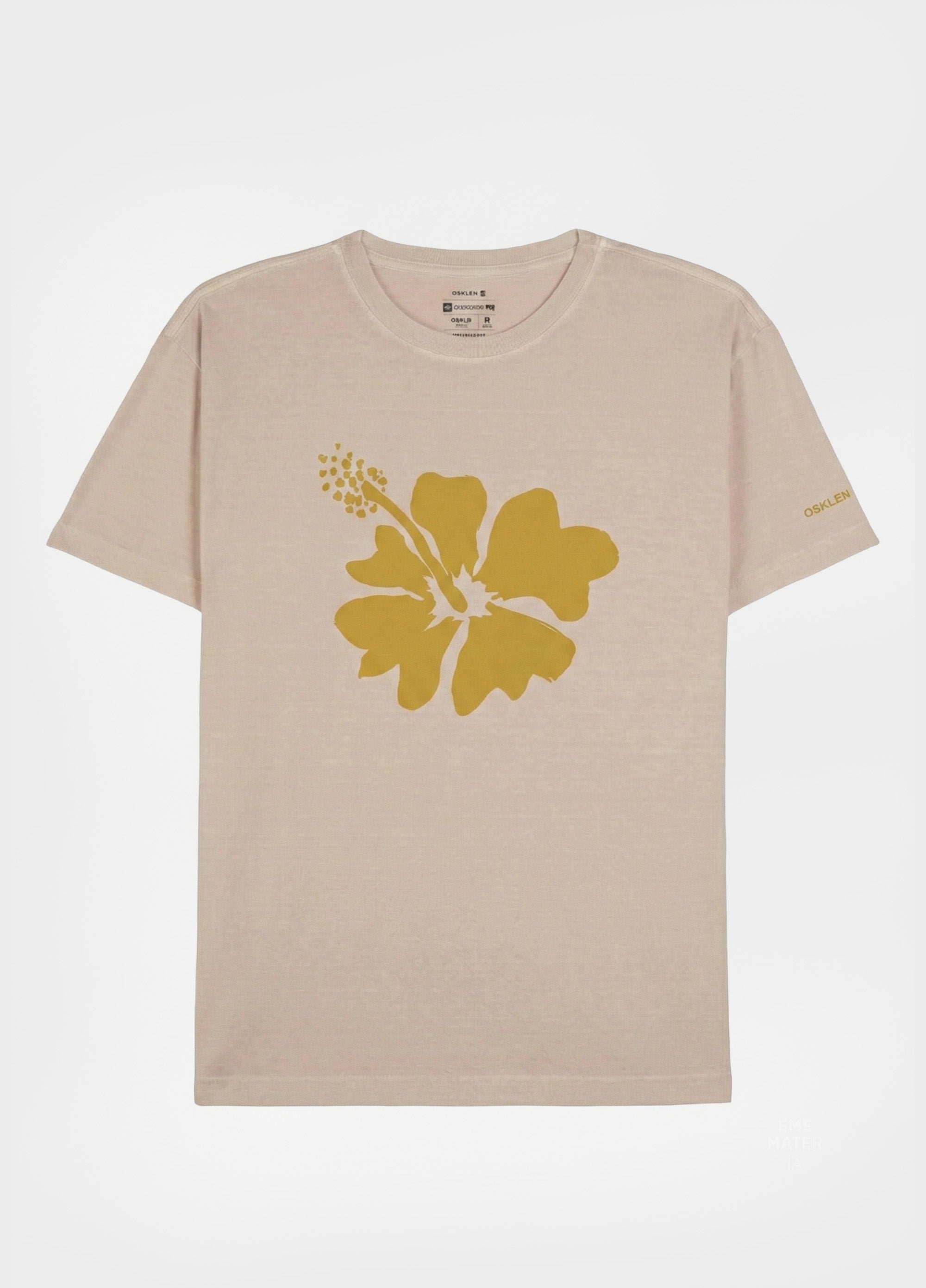 T-SHIRT STONE HIBISCO MAXI MC