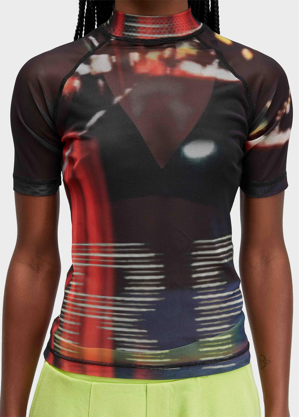 BLUSA MC TULE SURFING THE CITY