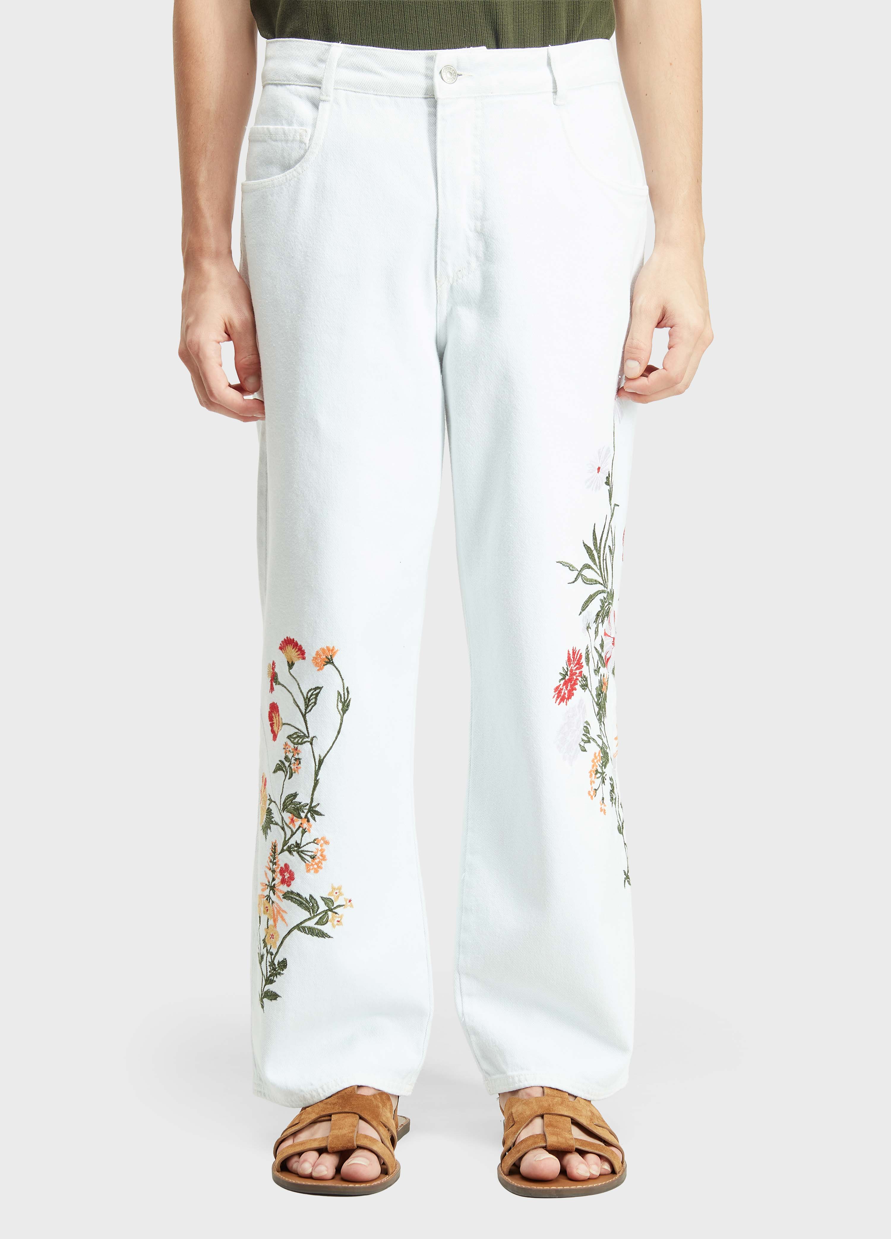 CALÇA OVER COTTON FLOWERS