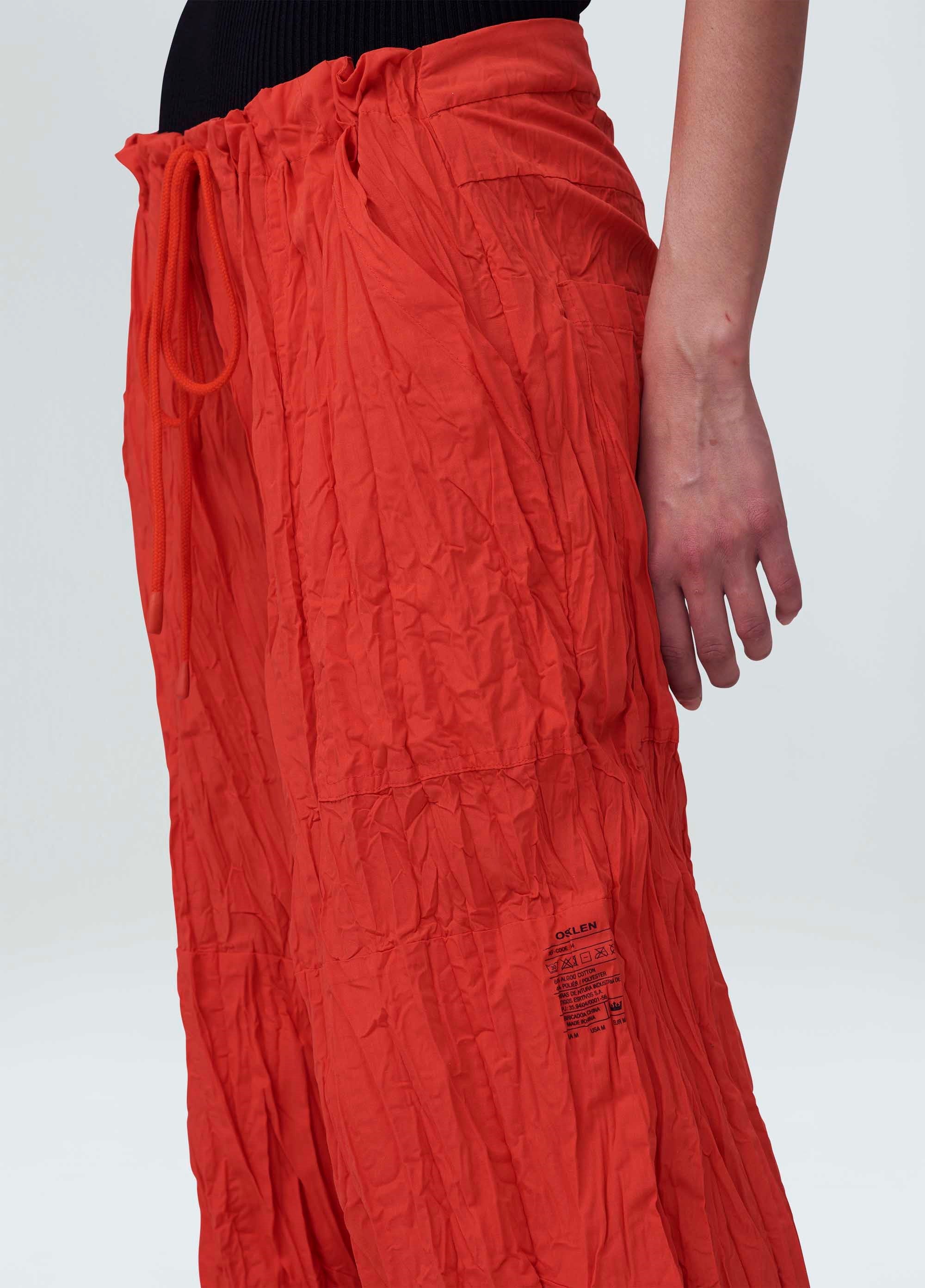 CALÇA TRICOLINE WRINKLED