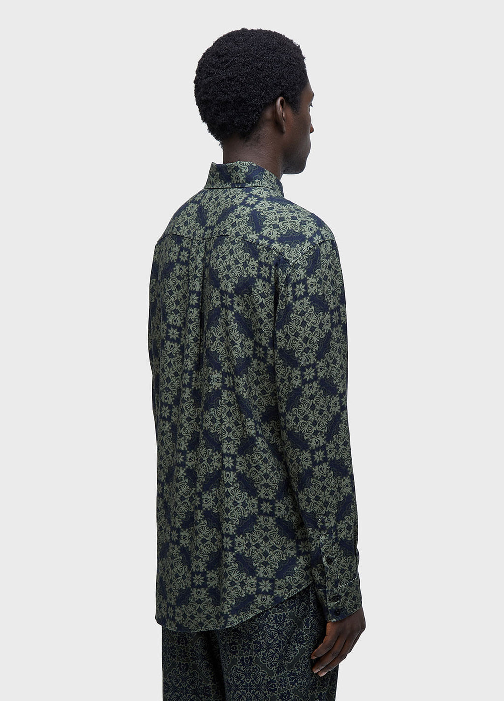 CAMISA TILE BLUE ML