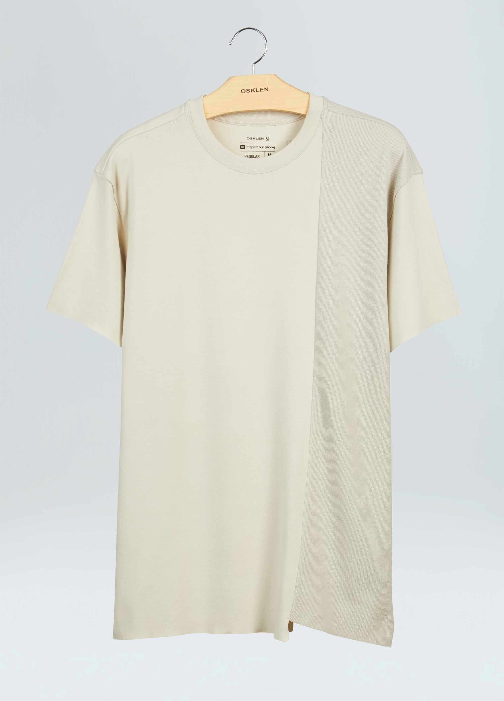 T-SHIRT MIX ASSIMÉTRICA