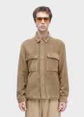 OVERSHIRT TWEED COTTON TEXTURE