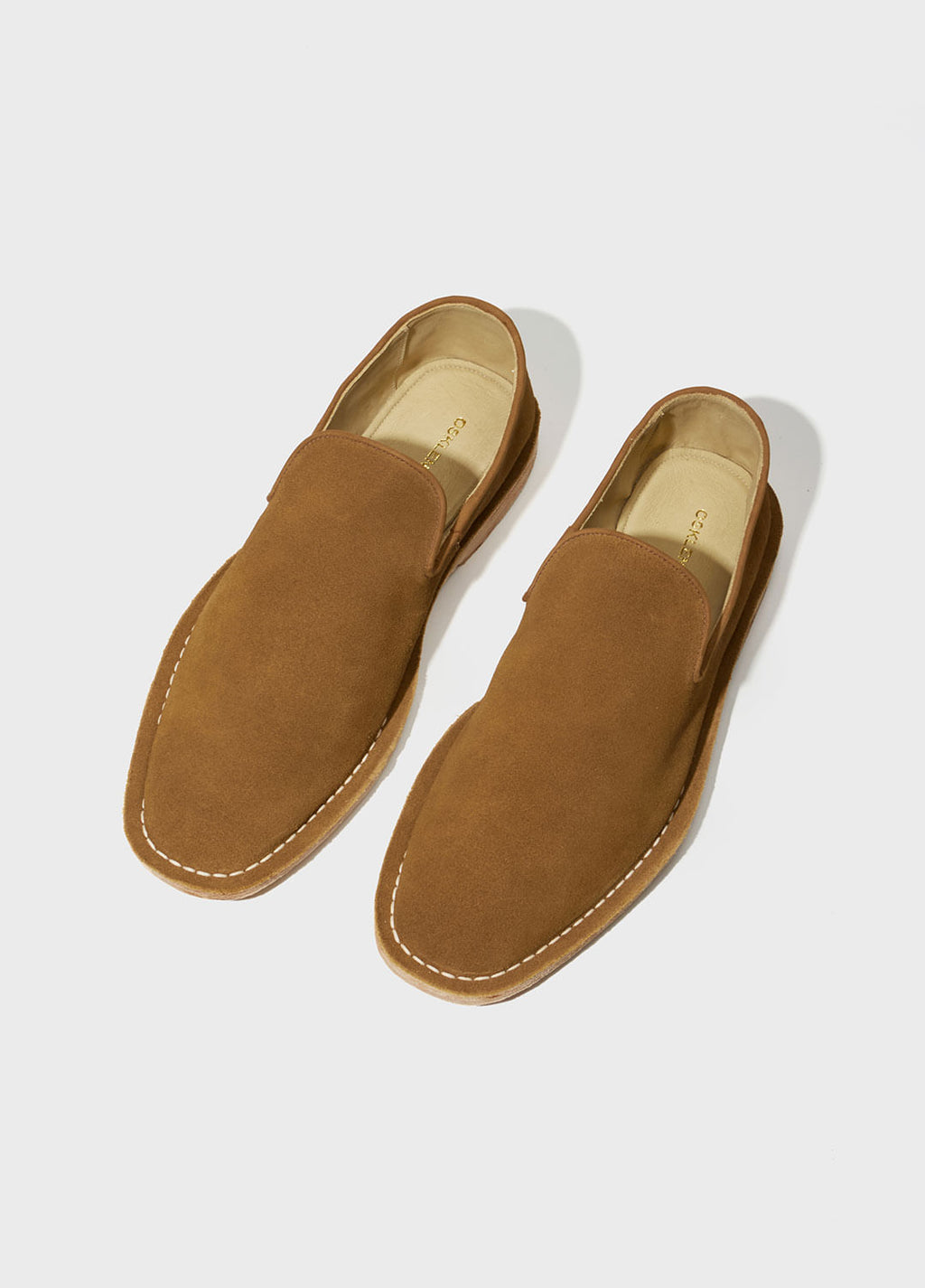 SAPATO MOC CAMURÇA M CAMEL/NATURAL