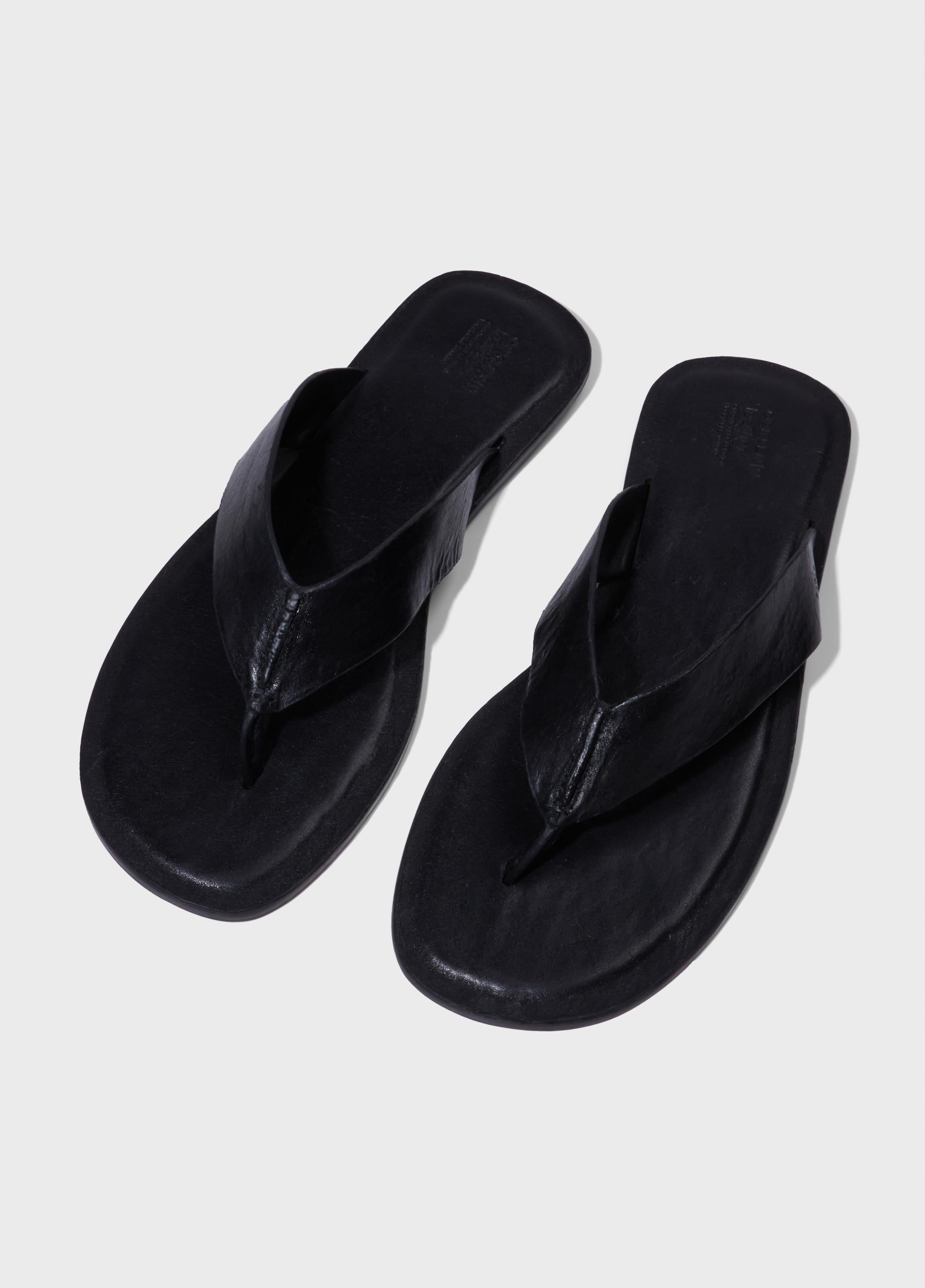CHINELO FLAT E-BASICS MASC PRETO