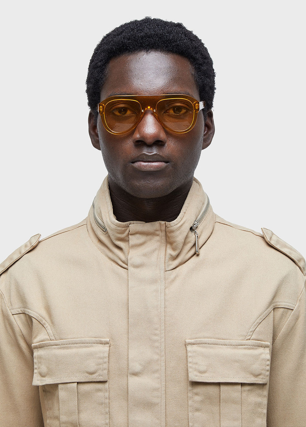 PARKA MASC POCKETS GOLA ALTA CHINO