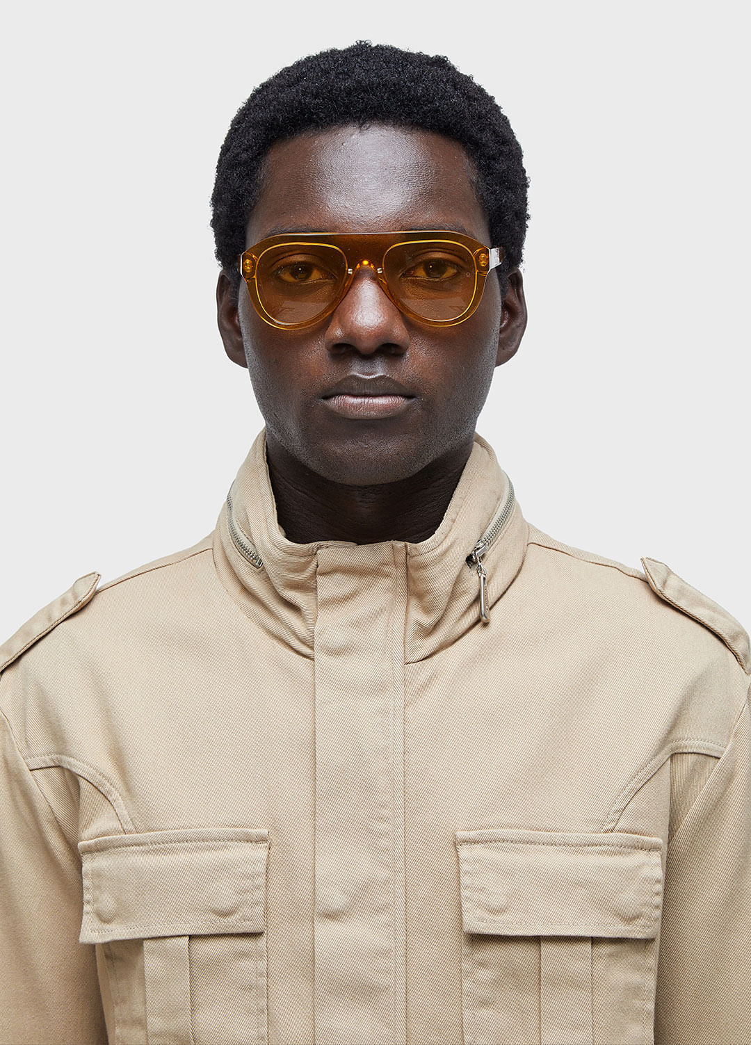 PARKA MASC POCKETS GOLA ALTA CHINO