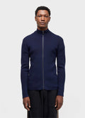 SWEATER TRICOT ZIPPED COTTON