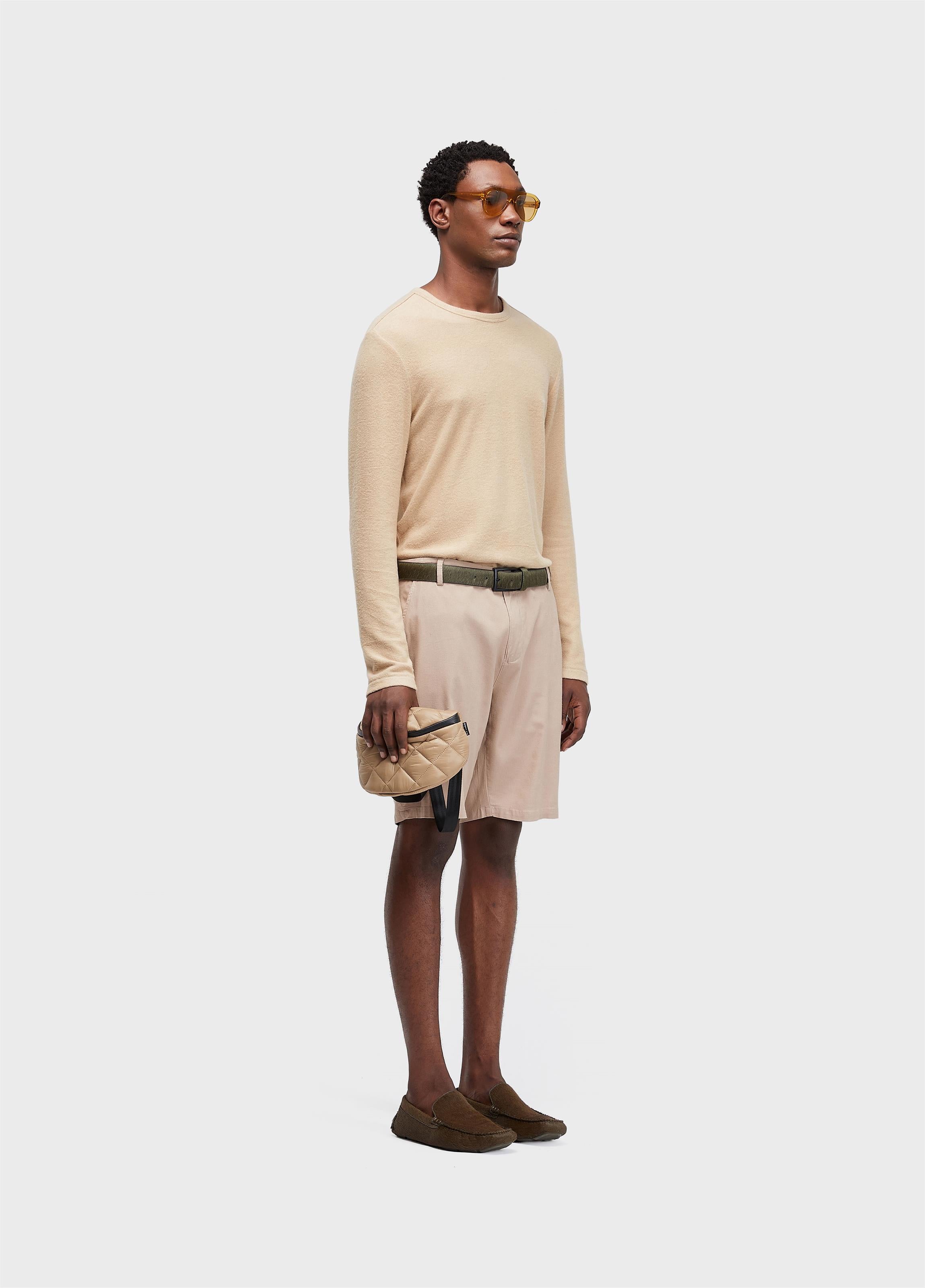 BERMUDA ALFAIATARIA BASIC LINEN JUTA