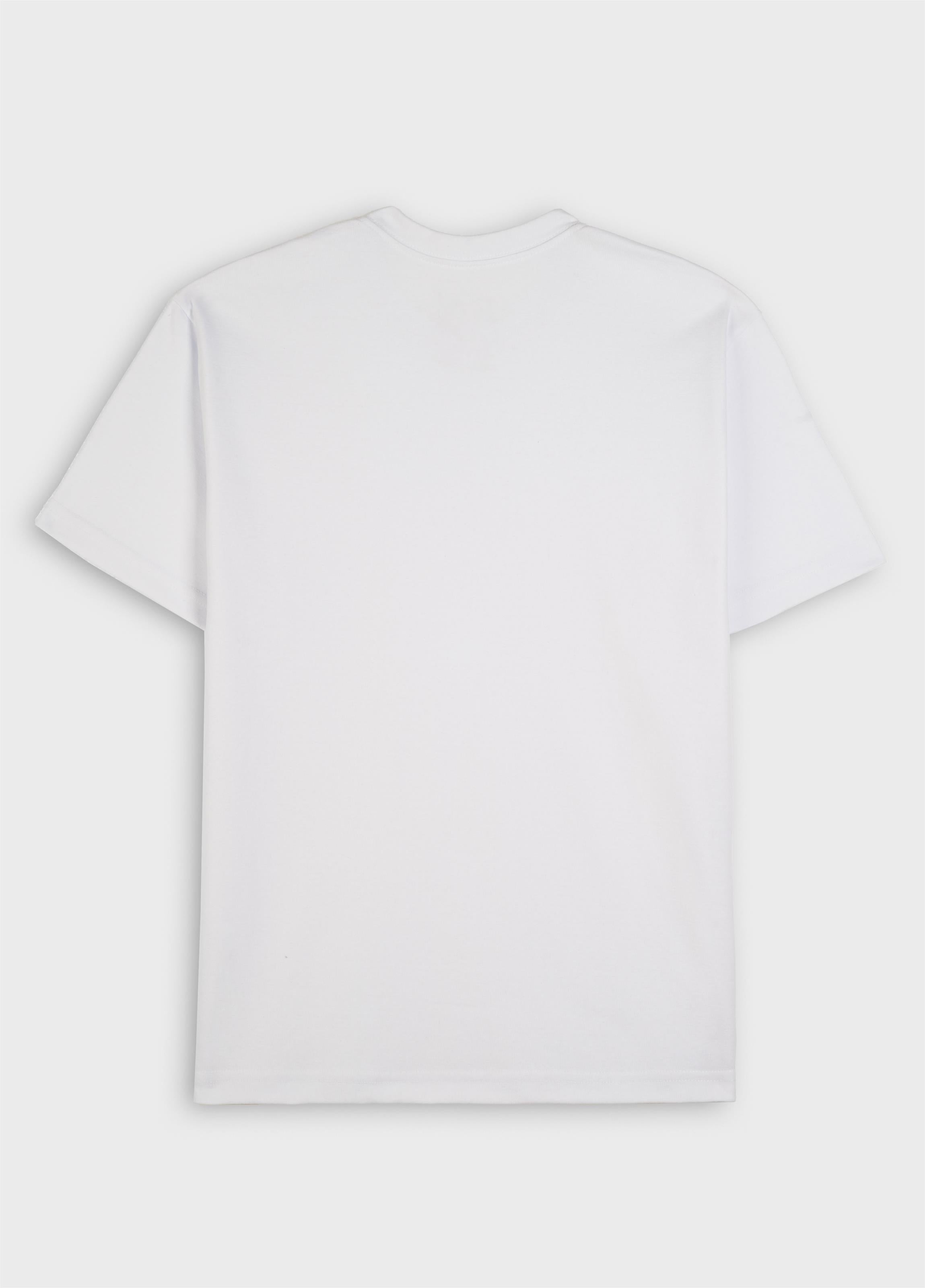 BIG SHIRT TRIDENTE MINI DEGRADE MC BRANCO
