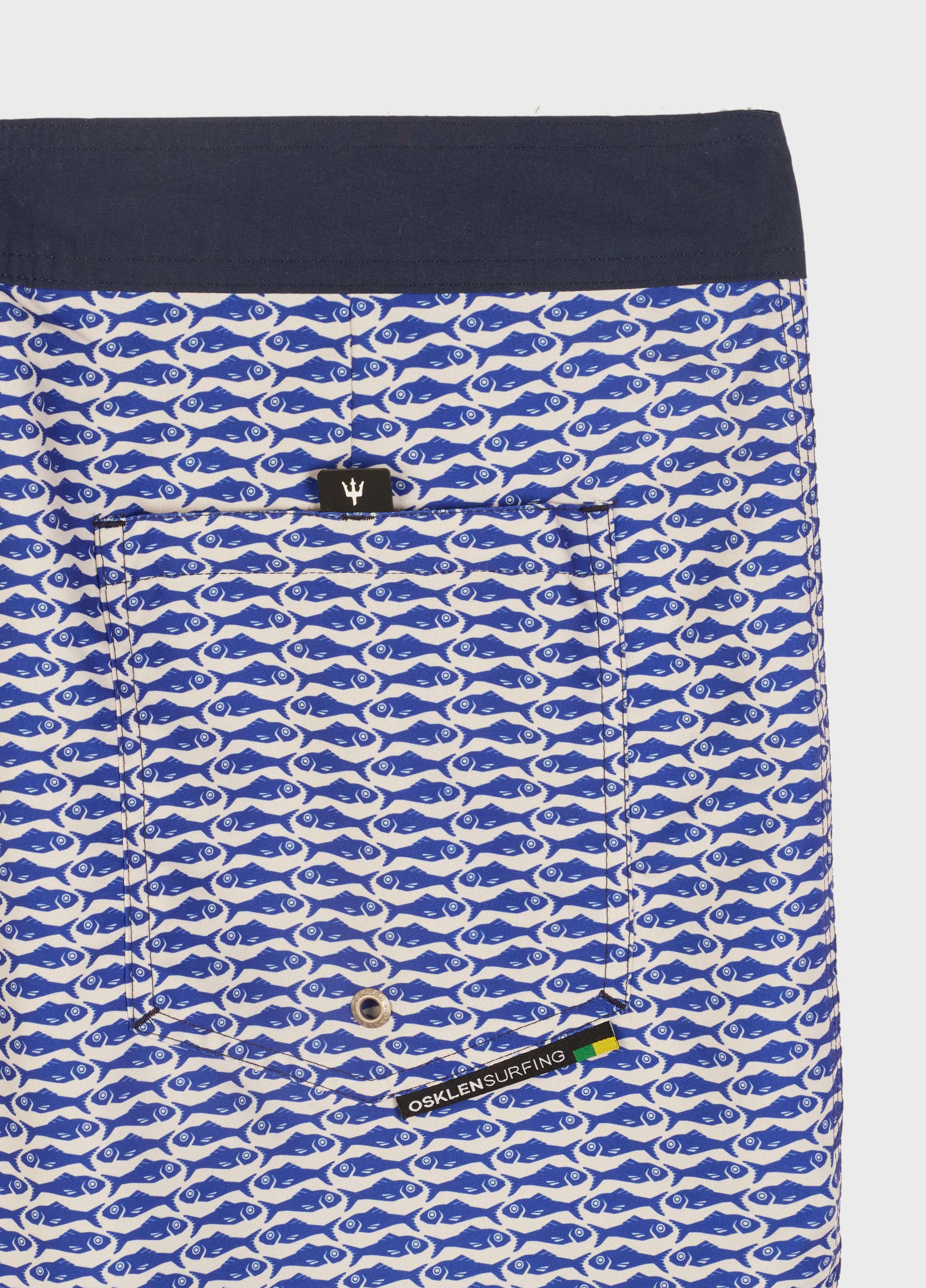 BERMUDA SURF FISH TINY MARINHO/OFF-WHITE