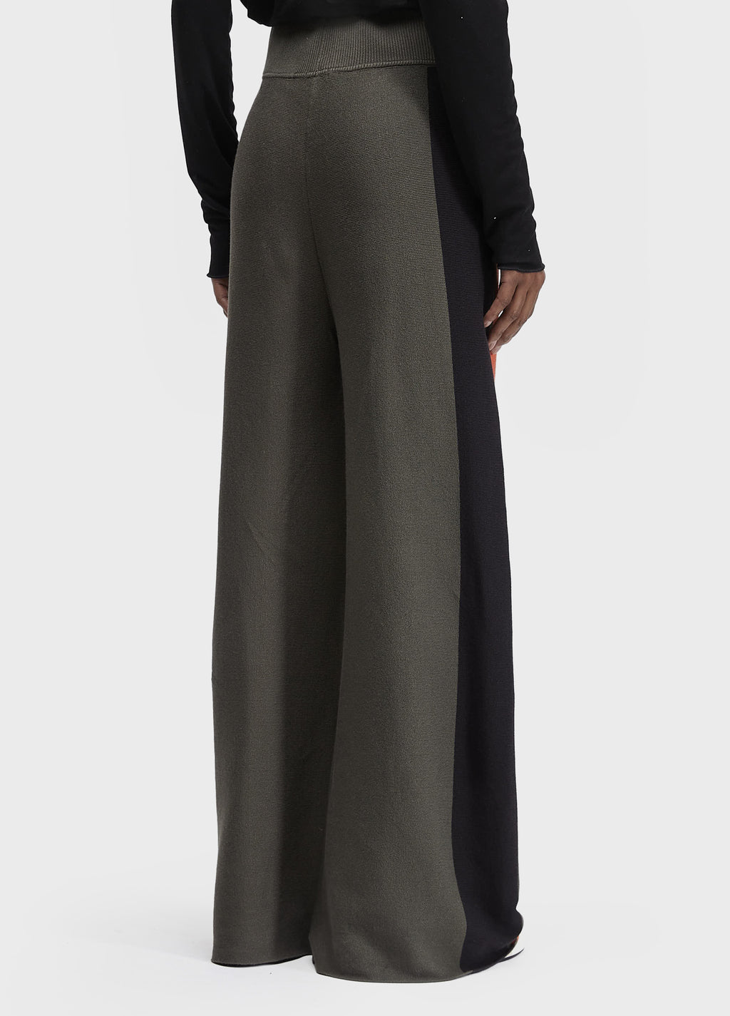 CALÇA TRICOT LISTRADO