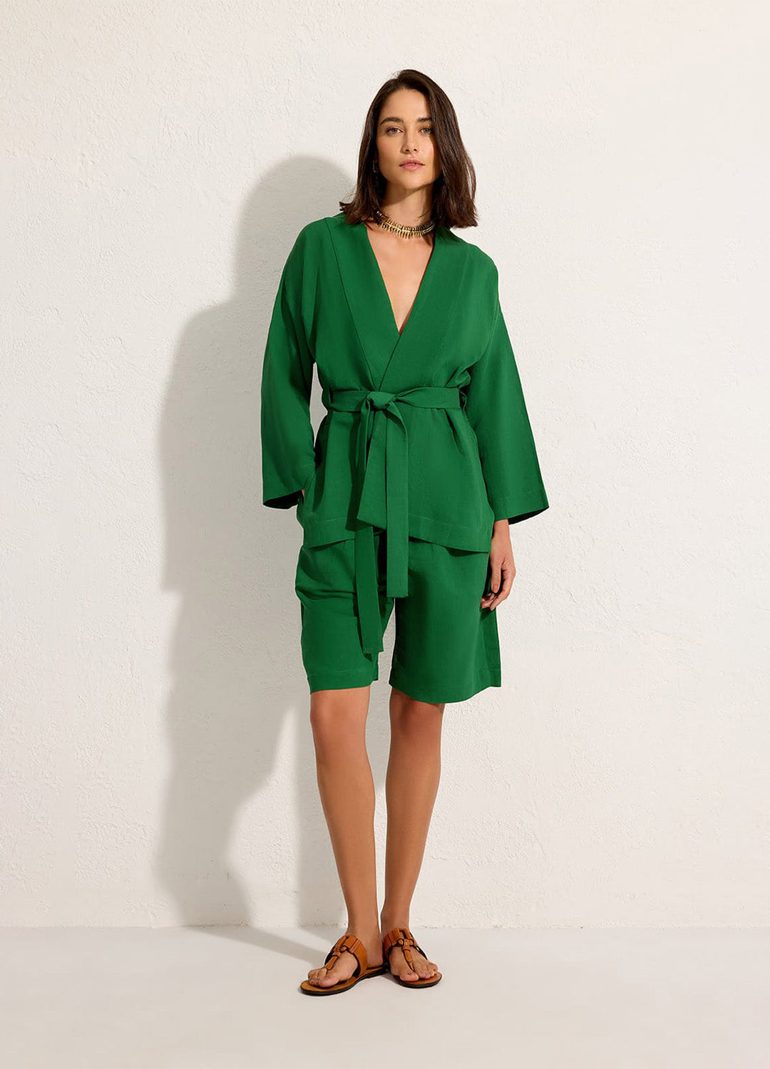 BERMUDA ALFAIATARIA VERDE INHOTIM