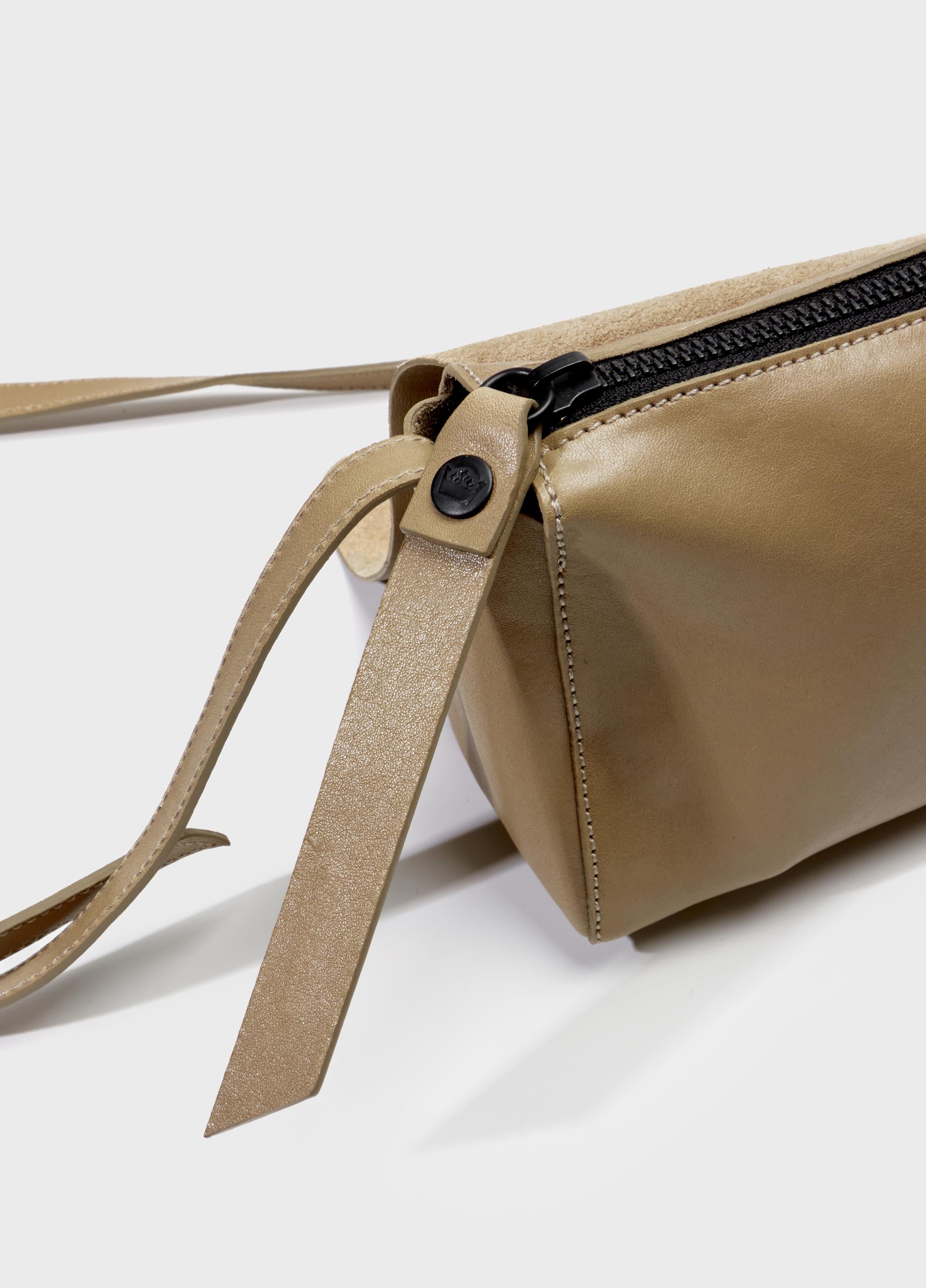 MINI LEATHER CROSSBODY E-BASICS BAG