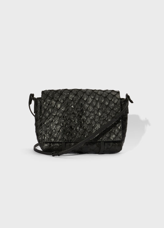 PIRARUCU FLAP SHOULDER BAG