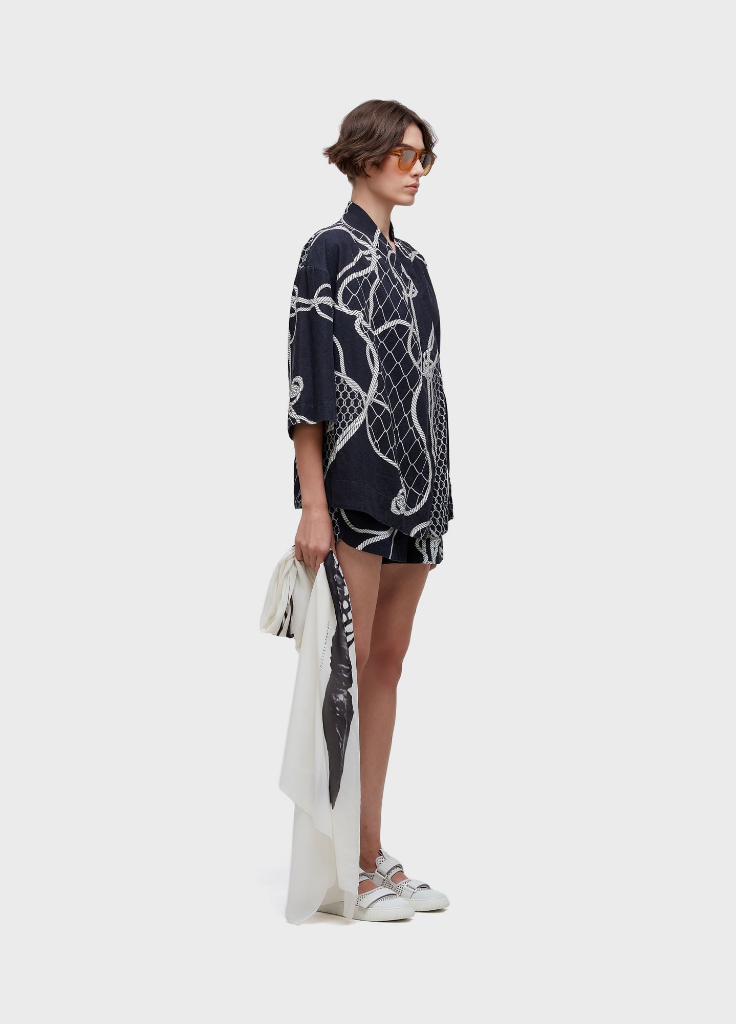 KIMONO ML KNOT BLUE