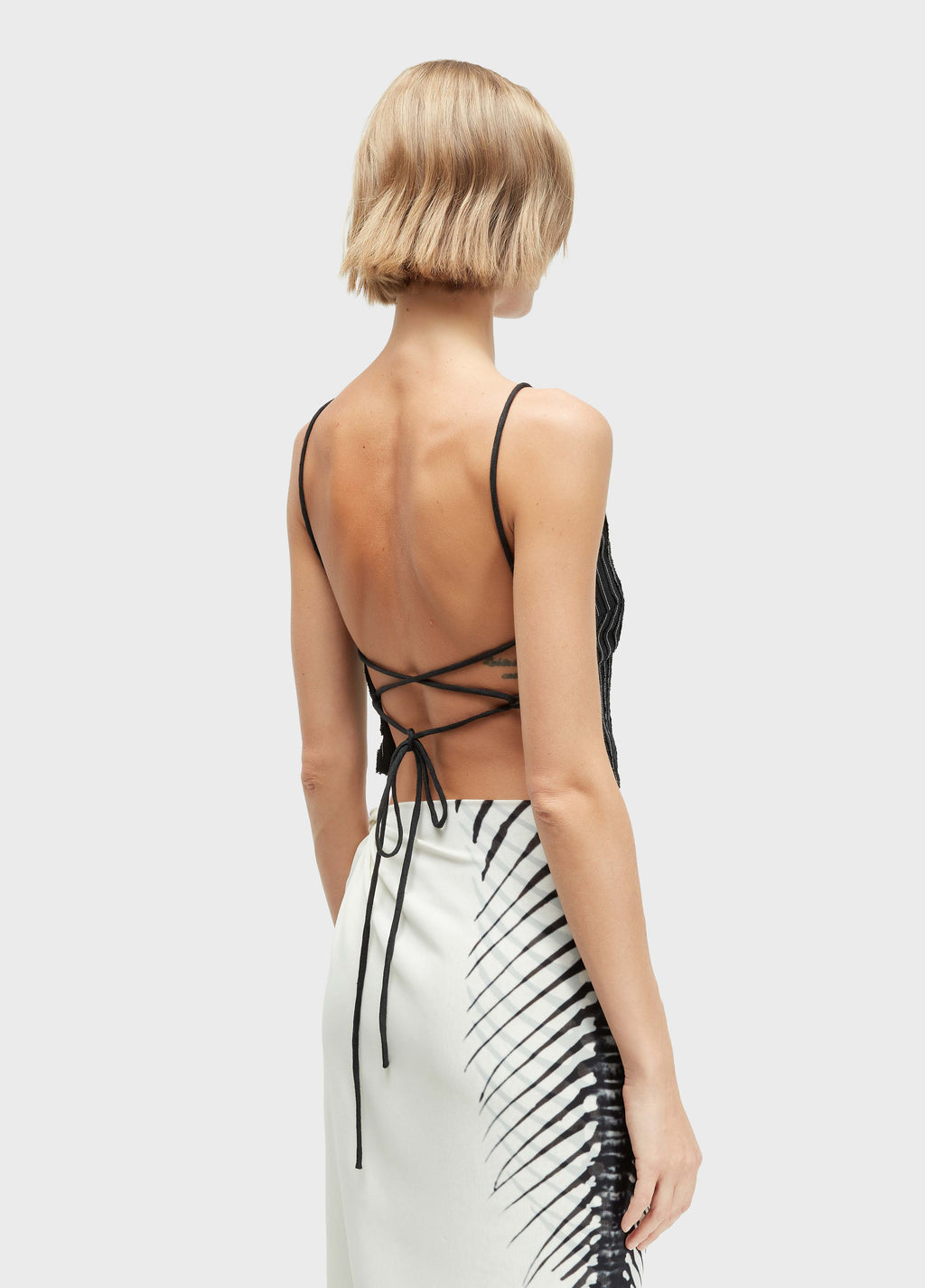 BLUSA TIRAS SMOKING LINEN