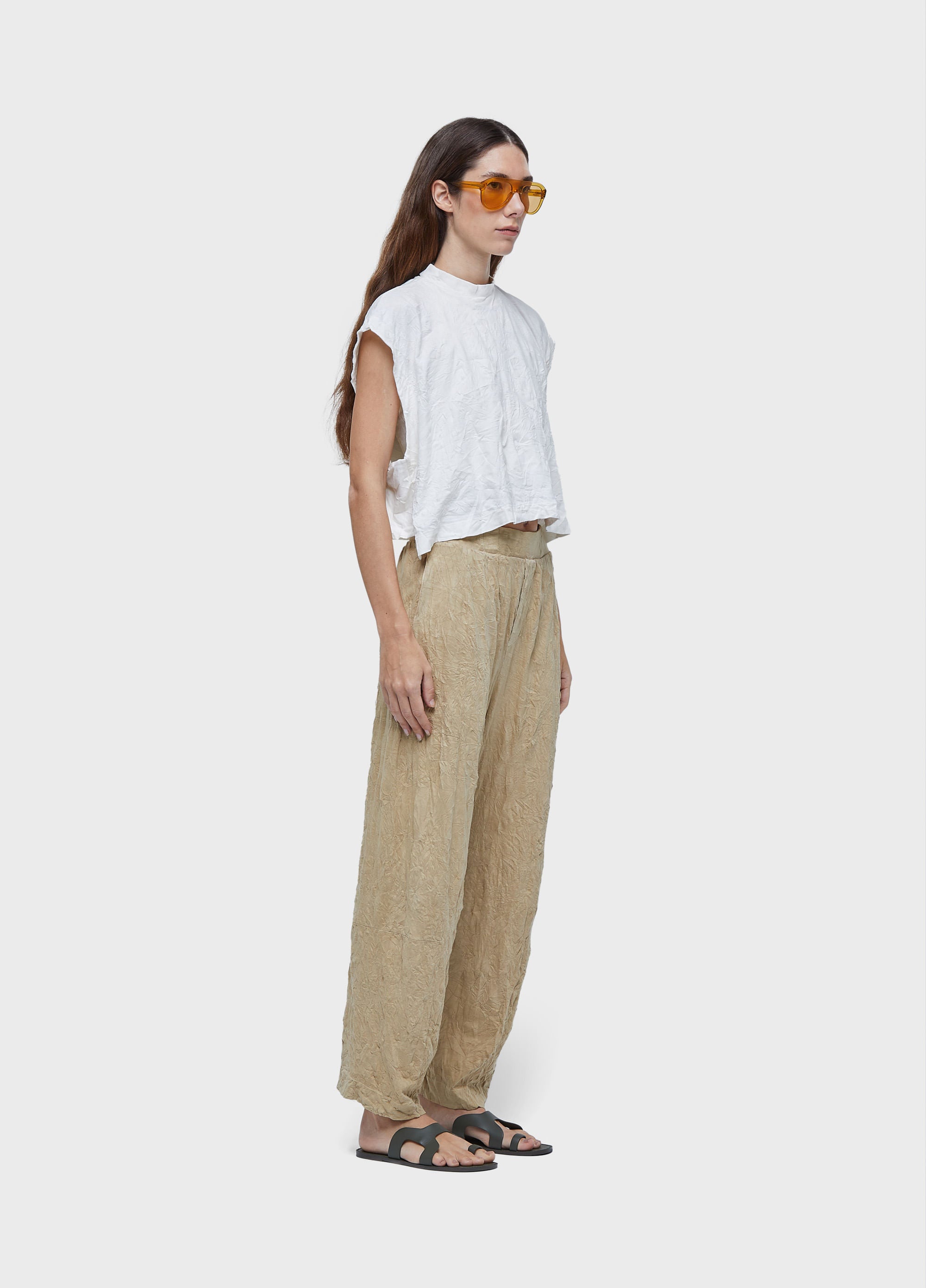 CALÇA CUTS WRINKLE