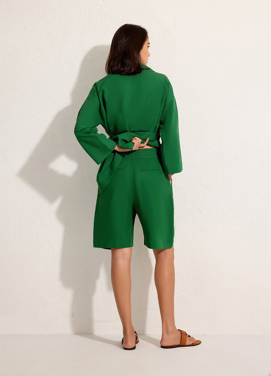 BERMUDA ALFAIATARIA VERDE INHOTIM