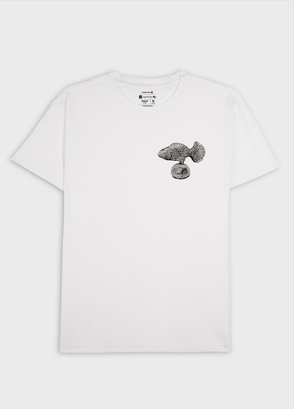 T-SHIRT STONE PEIXE PEDRA MC
