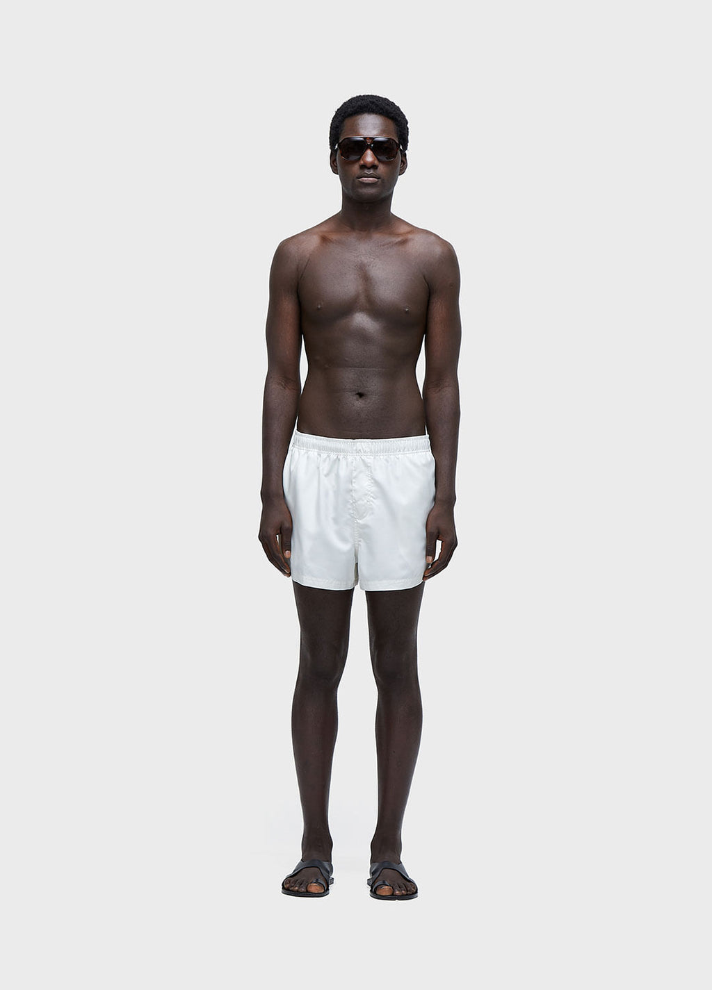 SHORT RESORT AQUAONE RIPSTOP OFF-WHITE/PRETO