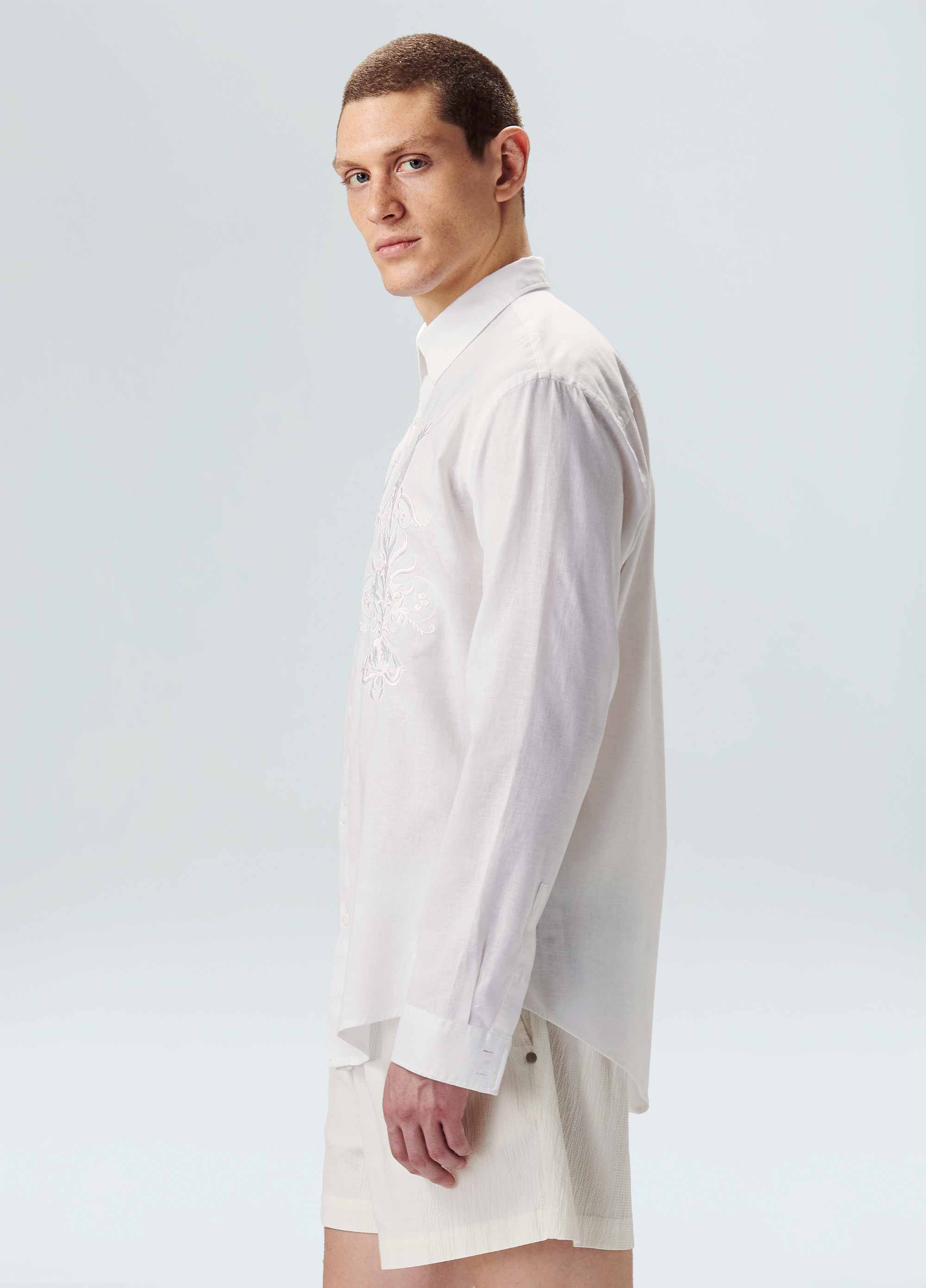 CAMISA ML BORDADO LOCAL