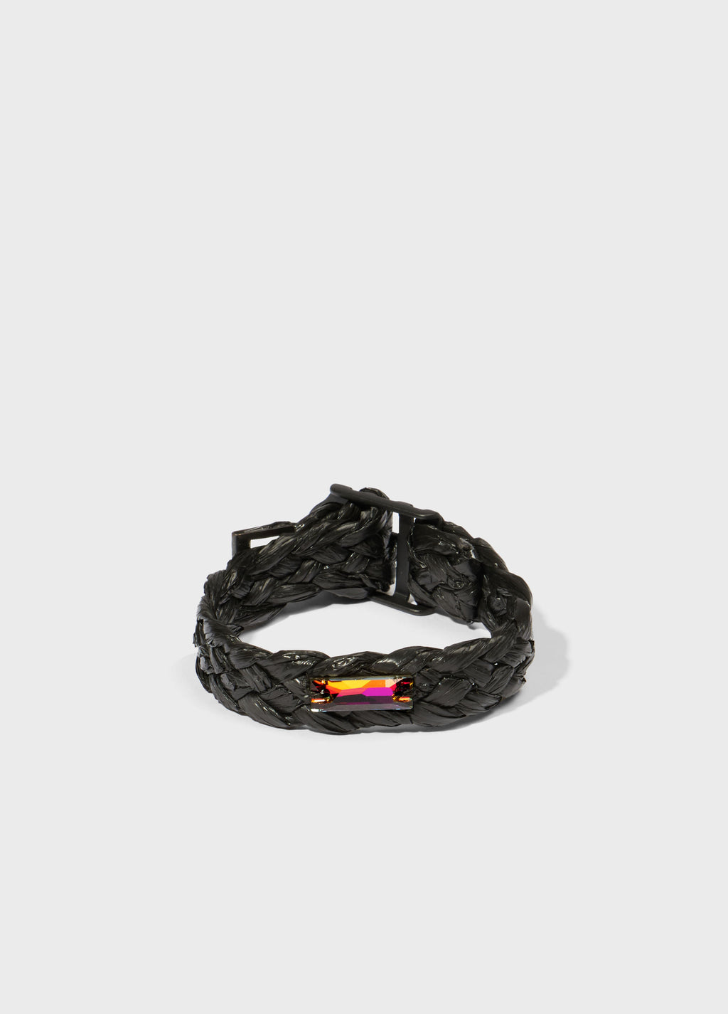 PULSEIRA CRISTAL SOLITÁRIO RÁFIA